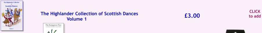 CLICK to add �3.00 The Highlander Collection of Scottish Dances Volume 1